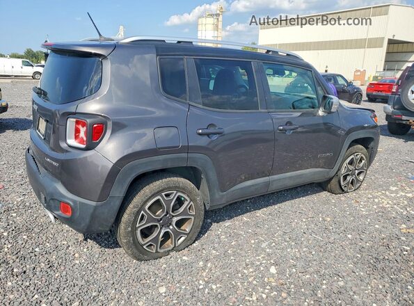 ZACCJBDT5GPD39884 2016 JEEP RENEGADE Gray Trasero derecho