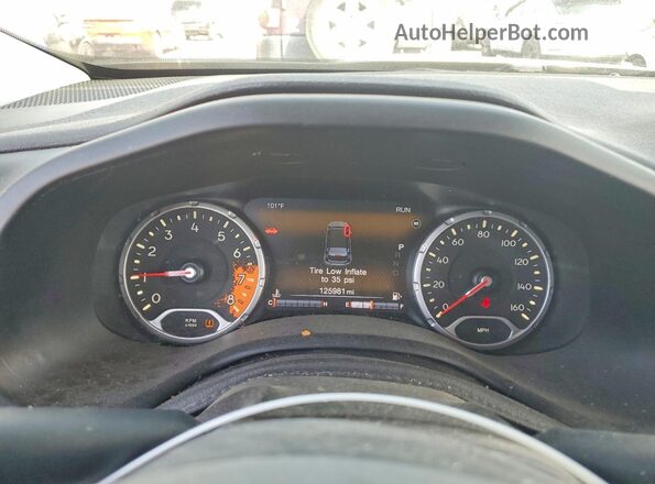 ZACCJBDT5GPD39884 2016 JEEP RENEGADE Gray Vista del cuadro de instrumentos