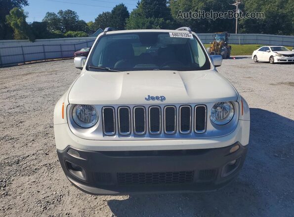 ZACCJBDT8GPD61054 2016 JEEP RENEGADE White Դիմացի տեսք