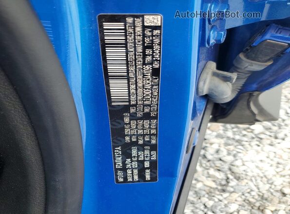 ZACNDFAN3R3A41096 2024 DODGE OTHER Blue Widok komory silnika