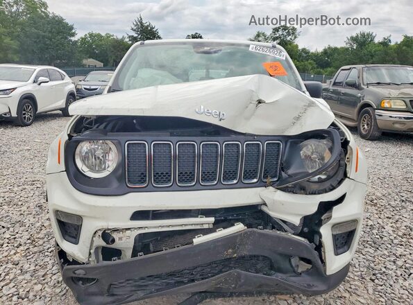 ZACNJAAB1LPL01297 2020 JEEP RENEGADE Белый Вид спереди