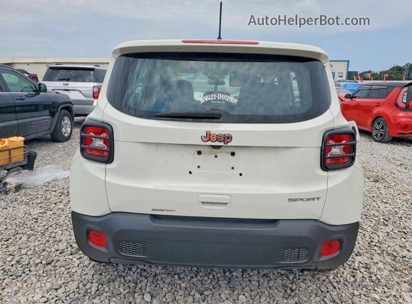 ZACNJAAB1LPL01297 2020 JEEP RENEGADE Белый Вид сзади