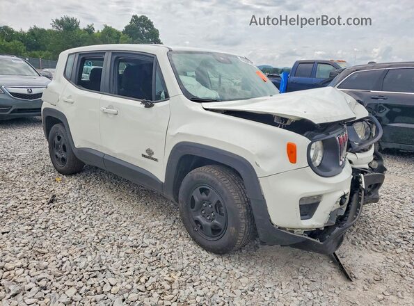 ZACNJAAB1LPL01297 2020 JEEP RENEGADE Белый Передняя правая четверть