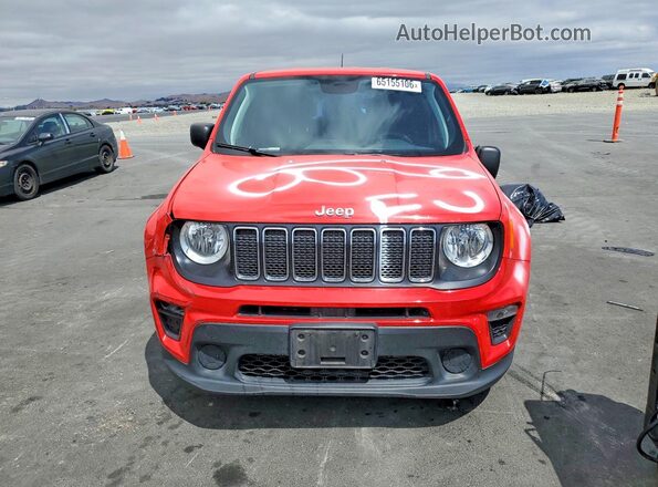 ZACNJAAB1LPL64979 2020 JEEP RENEGADE Red Вид спереду