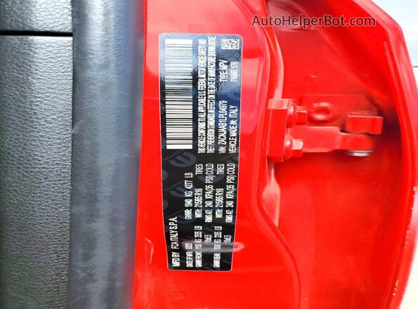 ZACNJAAB1LPL64979 2020 JEEP RENEGADE Red Вид наклейки з VIN-кодом