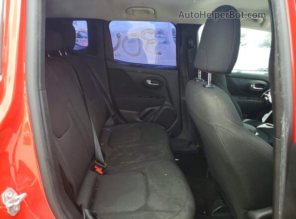 ZACNJAAB1LPL64979 2020 JEEP RENEGADE Red Вид задньої частини салону