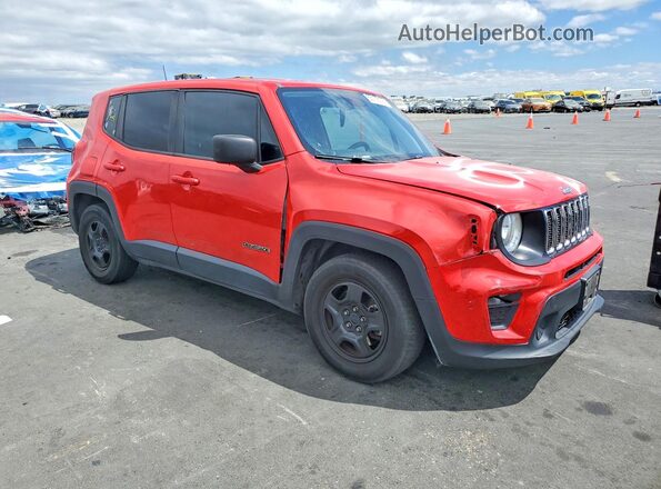 ZACNJAAB1LPL64979 2020 JEEP RENEGADE Red Передня права чверть
