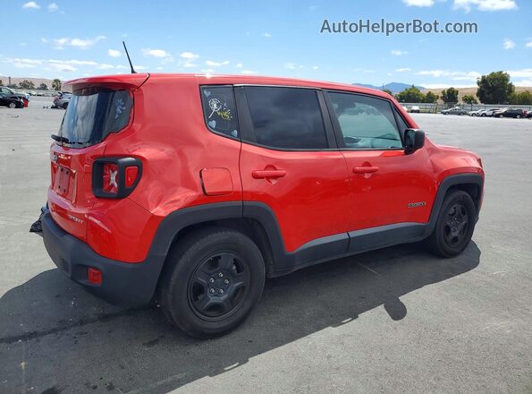 ZACNJAAB1LPL64979 2020 JEEP RENEGADE Red Задня права чверть