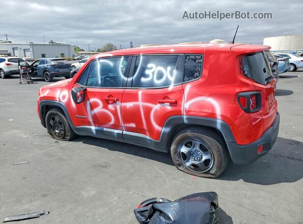 ZACNJAAB1LPL64979 2020 JEEP RENEGADE Red Задня ліва чверть