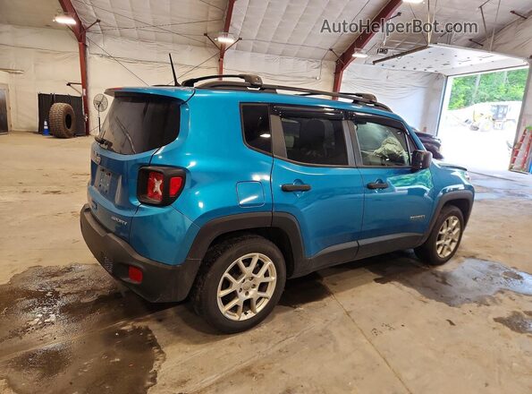 ZACNJAAB9LPL06957 2020 JEEP RENEGADE Blue Tył prawy