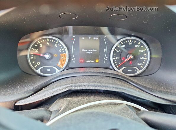 ZACNJABB3LPL34462 2020 JEEP RENEGADE Белый Вид щитка приборов