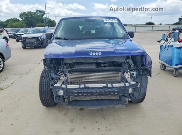 ZACNJBAB0KPJ74496 2019 JEEP RENEGADE Синий Вид спереди