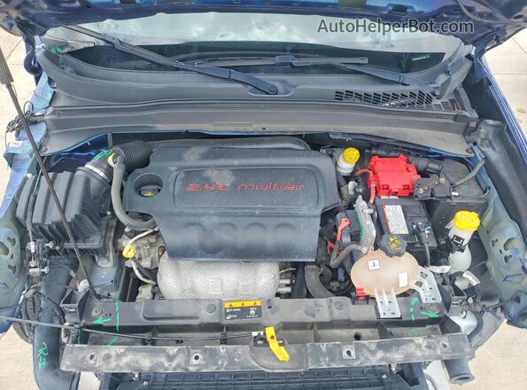 ZACNJBAB0KPJ74496 2019 JEEP RENEGADE Синий Вид задней части салона
