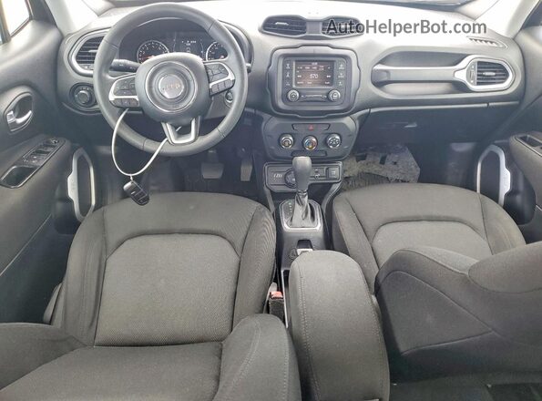 ZACNJBAB0KPJ74496 2019 JEEP RENEGADE Синий Вид панели приборов