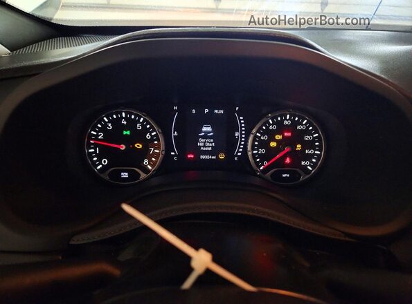 ZACNJBAB3LPL00626 2020 JEEP RENEGADE White Սարքավորումների վահանակի տեսք