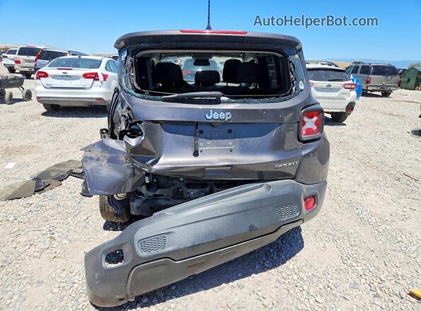 ZACNJBAB8KPJ81387 2019 JEEP RENEGADE Gray Vista trasera
