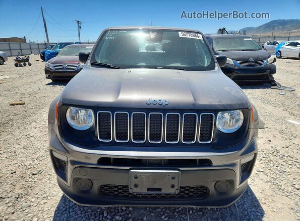 ZACNJBAB8KPJ81387 2019 JEEP RENEGADE Gray Vista frontal