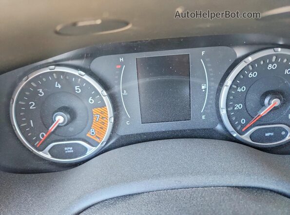 ZACNJBAB8KPJ81387 2019 JEEP RENEGADE Gray Vista del cuadro de instrumentos
