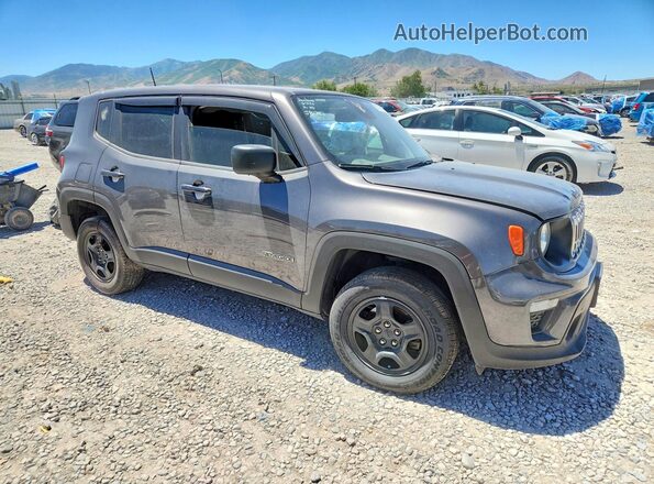 ZACNJBAB8KPJ81387 2019 JEEP RENEGADE Gray Delantero derecho