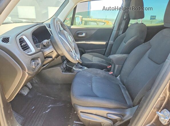 ZACNJBAB8KPJ81387 2019 JEEP RENEGADE Gray Vista interior delantera