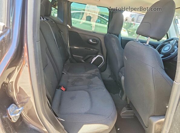 ZACNJBAB8KPJ81387 2019 JEEP RENEGADE Gray Vista de los asientos traseros