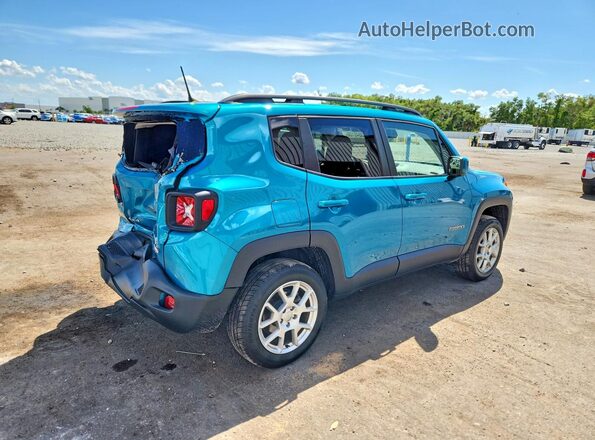 ZACNJBBB4LPL23010 2020 JEEP RENEGADE Teal Rear right