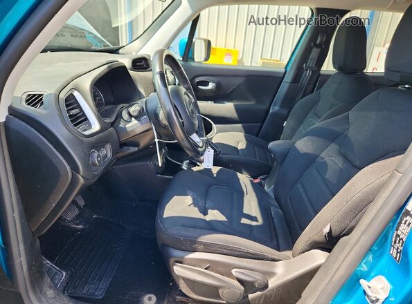 ZACNJBBB4LPL23010 2020 JEEP RENEGADE Teal Front interior view