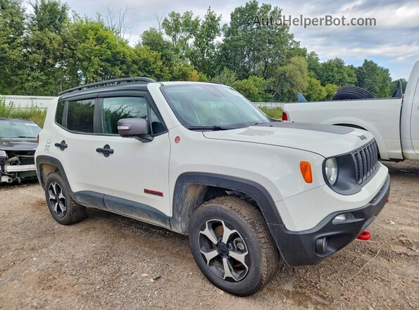 ZACNJBC11KPK00091 2019 JEEP RENEGADE White Delantero derecho