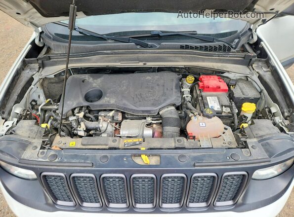 ZACNJBC11KPK00091 2019 JEEP RENEGADE White Vista del compartimento del motor