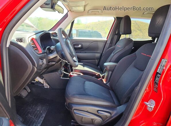 ZACNJBC14LPL14698 2020 JEEP RENEGADE Red Սալոնի դիմացի տեսք