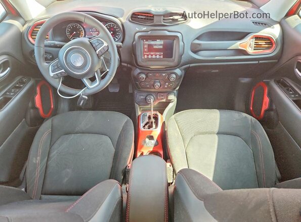 ZACNJBC14LPL14698 2020 JEEP RENEGADE Red Առջևի վահանակի տեսք