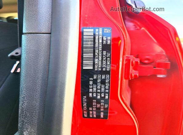 ZACNJBC14LPL14698 2020 JEEP RENEGADE Red VIN կոդի պիտակի տեսք