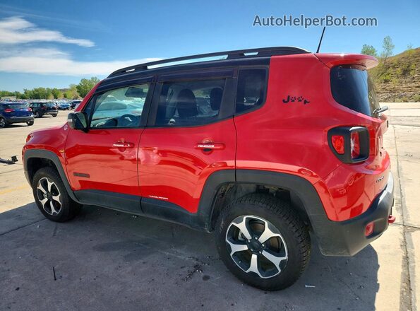 ZACNJBC14LPL14698 2020 JEEP RENEGADE Red Հետևի ձախ