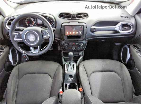 ZACNJCAB8MPM17397 2021 JEEP RENEGADE Blue Vista del salpicadero