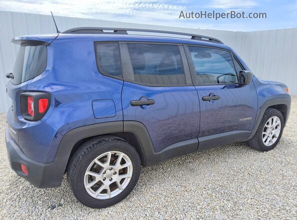 ZACNJCAB8MPM17397 2021 JEEP RENEGADE Blue Trasero derecho