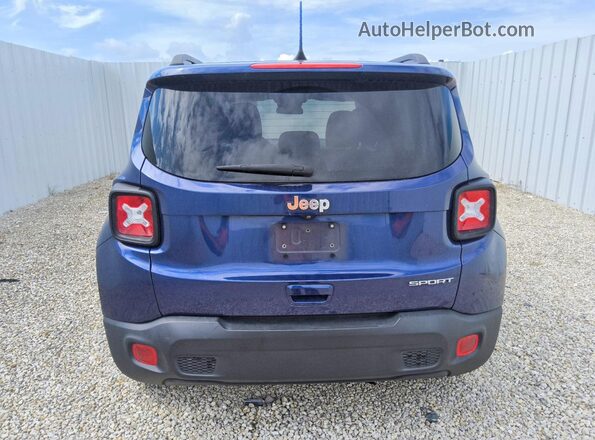 ZACNJCAB8MPM17397 2021 JEEP RENEGADE Blue Vista trasera