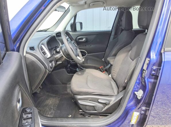 ZACNJCAB8MPM17397 2021 JEEP RENEGADE Blue Vista interior delantera