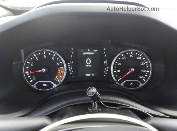 ZACNJCAB8MPM17397 2021 JEEP RENEGADE Blue Vista del cuadro de instrumentos