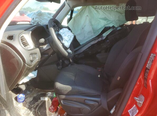 ZACNJCABXMPM18678 2021 JEEP RENEGADE Red Front interior view
