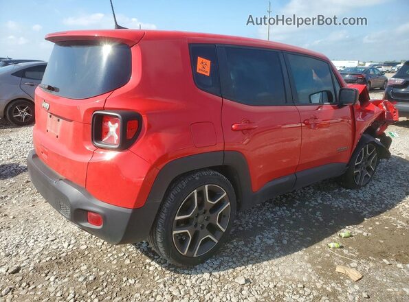 ZACNJCABXMPM18678 2021 JEEP RENEGADE Red Rear right