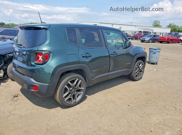 ZACNJDAB1MPM37108 2021 JEEP RENEGADE Green უკანა მარჯვენა