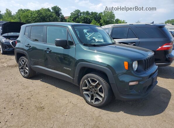 ZACNJDAB1MPM37108 2021 JEEP RENEGADE Green წინა მარჯვენა