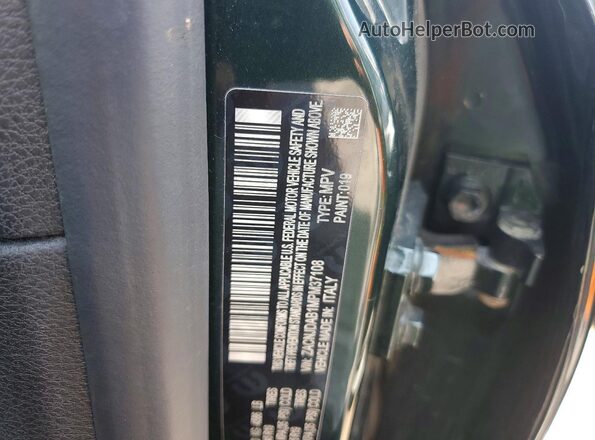 ZACNJDAB1MPM37108 2021 JEEP RENEGADE Green VIN კოდის სტიკერის ხედი