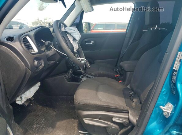 ZACNJDAB9MPM32531 2021 JEEP RENEGADE Turquoise Widok wnętrza z przodu