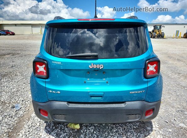 ZACNJDAB9MPM32531 2021 JEEP RENEGADE Turquoise Widok z tyłu