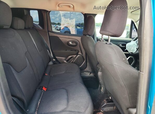 ZACNJDAB9MPM32531 2021 JEEP RENEGADE Turquoise Widok wnętrza z tyłu