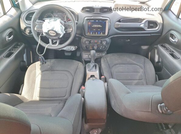 ZACNJDB18NPN53171 2022 JEEP RENEGADE Turquoise Dashboard view