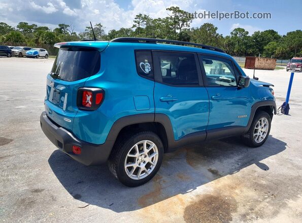 ZACNJDB18NPN53171 2022 JEEP RENEGADE Turquoise Rear right