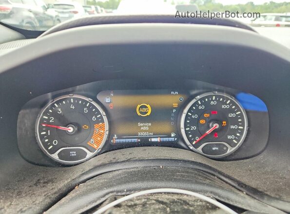 ZACNJDBB9MPM24511 2021 JEEP RENEGADE Gray Vista del cuadro de instrumentos