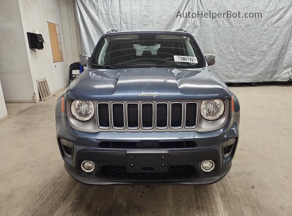 ZACNJDD14MPM24162 2021 JEEP RENEGADE Blue Vista de la etiqueta del VIN